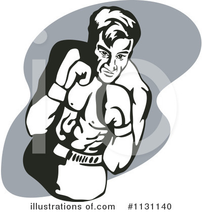 Royalty-Free (RF) Boxing Clipart Illustration by patrimonio - Stock Sample #1131140