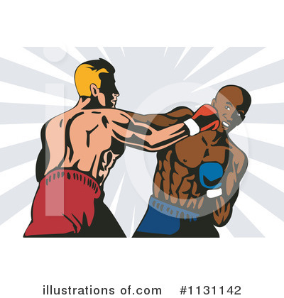 Royalty-Free (RF) Boxing Clipart Illustration by patrimonio - Stock Sample #1131142