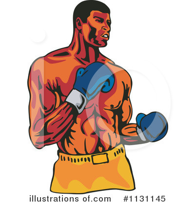 Royalty-Free (RF) Boxing Clipart Illustration by patrimonio - Stock Sample #1131145
