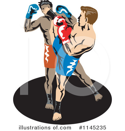 Royalty-Free (RF) Boxing Clipart Illustration by patrimonio - Stock Sample #1145235