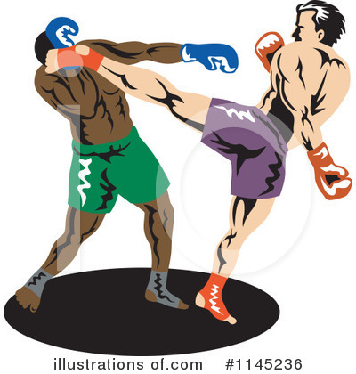 Royalty-Free (RF) Boxing Clipart Illustration by patrimonio - Stock Sample #1145236
