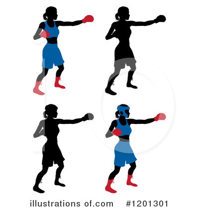 Royalty-Free (RF) Boxing Clipart Illustration by AtStockIllustration - Stock Sample #1201301
