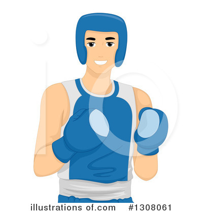 Royalty-Free (RF) Boxing Clipart Illustration by BNP Design Studio - Stock Sample #1308061