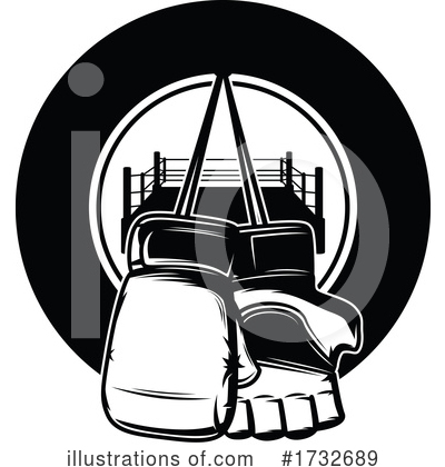 Boxing Gloves Clipart #1732689 by Vector Tradition SM