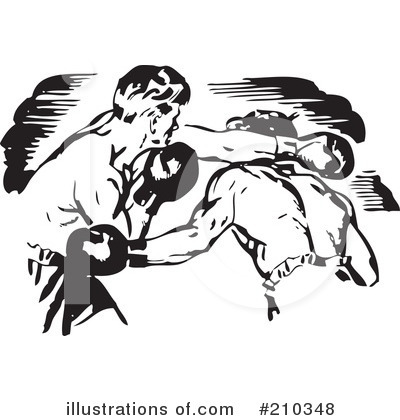 Royalty-Free (RF) Boxing Clipart Illustration by BestVector - Stock Sample #210348