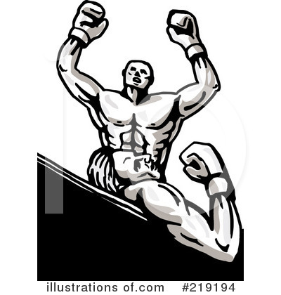 Royalty-Free (RF) Boxing Clipart Illustration by patrimonio - Stock Sample #219194
