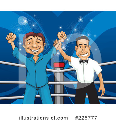 Royalty-Free (RF) Boxing Clipart Illustration by David Rey - Stock Sample #225777