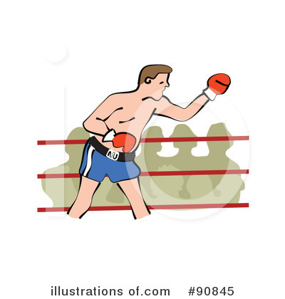 Royalty-Free (RF) Boxing Clipart Illustration by Prawny - Stock Sample #90845