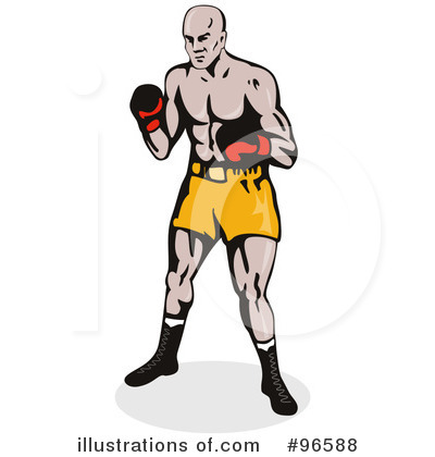 Royalty-Free (RF) Boxing Clipart Illustration by patrimonio - Stock Sample #96588