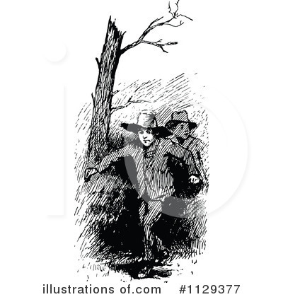 Royalty-Free (RF) Boy Clipart Illustration by Prawny Vintage - Stock Sample #1129377