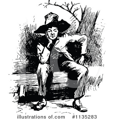 Royalty-Free (RF) Boy Clipart Illustration by Prawny Vintage - Stock Sample #1135283