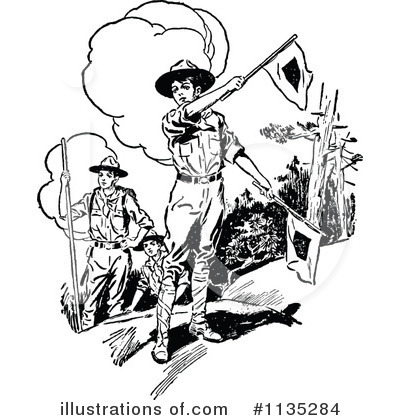 Royalty-Free (RF) Boy Clipart Illustration by Prawny Vintage - Stock Sample #1135284