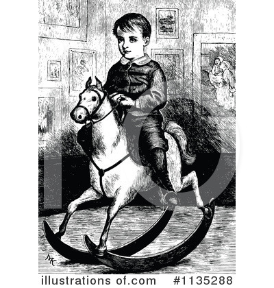 Royalty-Free (RF) Boy Clipart Illustration by Prawny Vintage - Stock Sample #1135288
