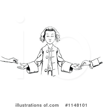 Royalty-Free (RF) Boy Clipart Illustration by Prawny Vintage - Stock Sample #1148101