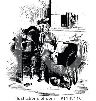 Royalty-Free (RF) Boy Clipart Illustration by Prawny Vintage - Stock Sample #1148110