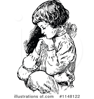 Royalty-Free (RF) Boy Clipart Illustration by Prawny Vintage - Stock Sample #1148122