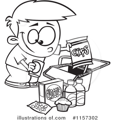 Junk Food Clipart #1157302 by toonaday