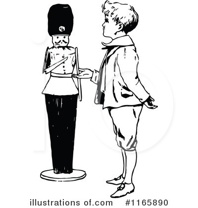 Royalty-Free (RF) Boy Clipart Illustration by Prawny Vintage - Stock Sample #1165890