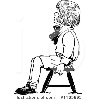 Royalty-Free (RF) Boy Clipart Illustration by Prawny Vintage - Stock Sample #1165895