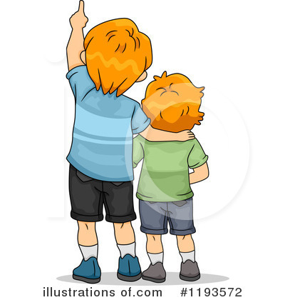 Brothers Clipart #1131574 - Illustration by BNP Design Studio