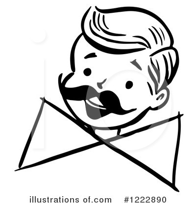 Mustache Clipart #1222890 by Picsburg