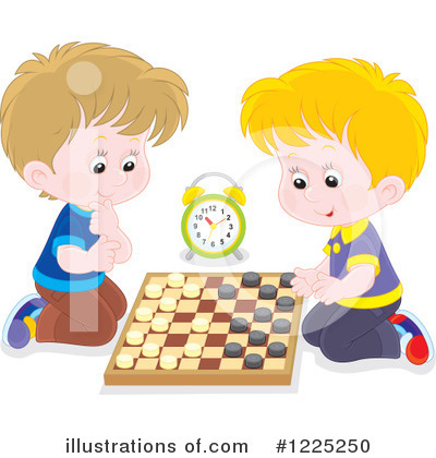Checkers Clipart #1225250 by Alex Bannykh