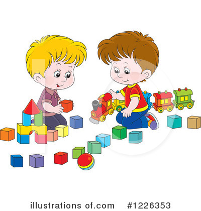 Toy Blocks Clipart #1226353 by Alex Bannykh