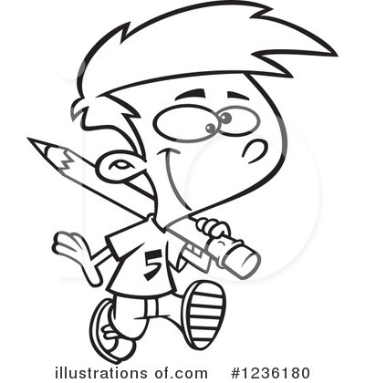 Royalty-Free (RF) Boy Clipart Illustration by toonaday - Stock Sample #1236180