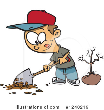 Digging Clipart #1240219 by toonaday