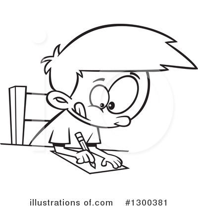 Writing Clipart #1300381 by toonaday