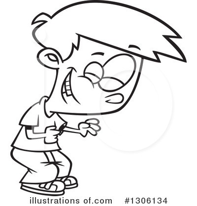 Royalty-Free (RF) Boy Clipart Illustration by toonaday - Stock Sample #1306134