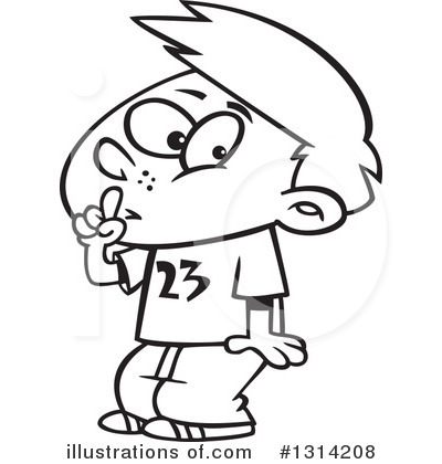 Royalty-Free (RF) Boy Clipart Illustration by toonaday - Stock Sample #1314208