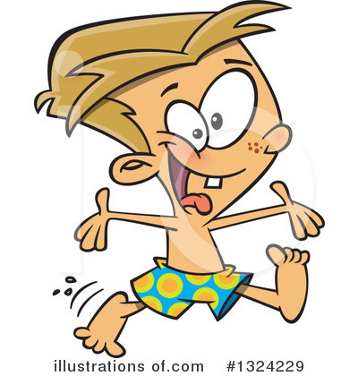 Swimming Clipart #1047473 - Illustration by toonaday