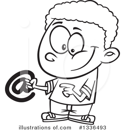 Royalty-Free (RF) Boy Clipart Illustration by toonaday - Stock Sample #1336493