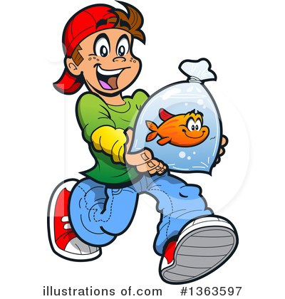 Boy Clipart #1363597 by Clip Art Mascots