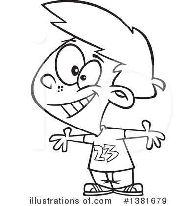 Royalty-Free (RF) Boy Clipart Illustration by toonaday - Stock Sample #1381679