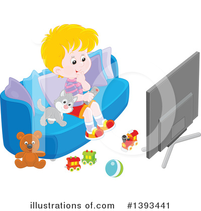 Couch Clipart #1393441 by Alex Bannykh