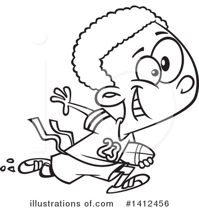 Royalty-Free (RF) Boy Clipart Illustration by toonaday - Stock Sample #1412456