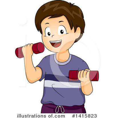 Weightlifting Clipart #1415823 by BNP Design Studio