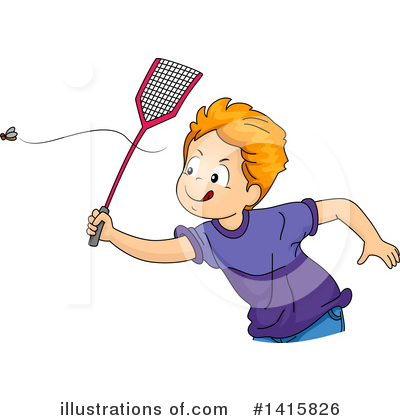 Fly Swatter Clipart #1415826 by BNP Design Studio