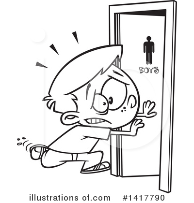 Restroom Clipart #1417790 by toonaday