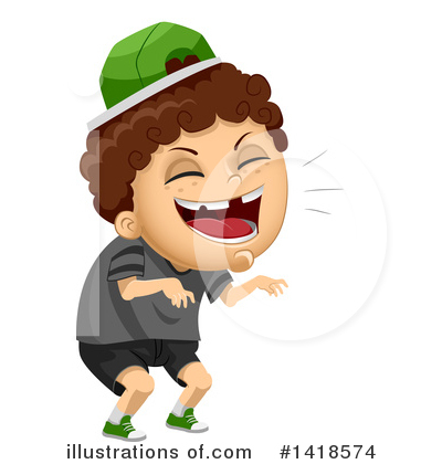 Laughing Clipart #1418574 by BNP Design Studio