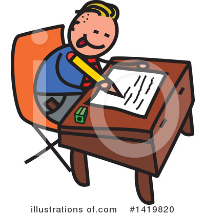 Royalty-Free (RF) Boy Clipart Illustration by Prawny - Stock Sample #1419820