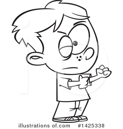 Royalty-Free (RF) Boy Clipart Illustration by toonaday - Stock Sample #1425338