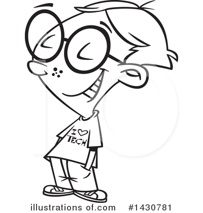 Royalty-Free (RF) Boy Clipart Illustration by toonaday - Stock Sample #1430781