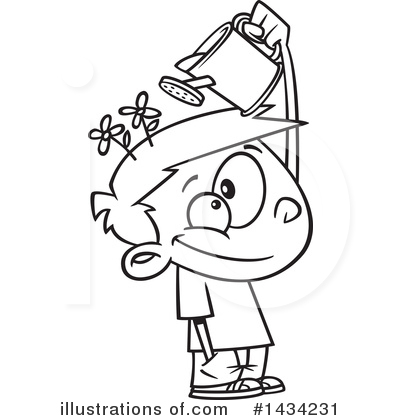 Royalty-Free (RF) Boy Clipart Illustration by toonaday - Stock Sample #1434231