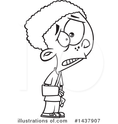 Royalty-Free (RF) Boy Clipart Illustration by toonaday - Stock Sample #1437907