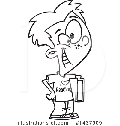 Royalty-Free (RF) Boy Clipart Illustration by toonaday - Stock Sample #1437909