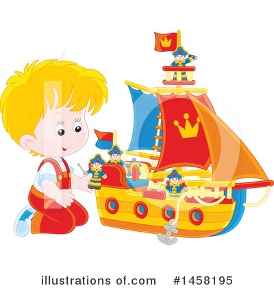 Royalty-Free (RF) Boy Clipart Illustration by Alex Bannykh - Stock Sample #1458195