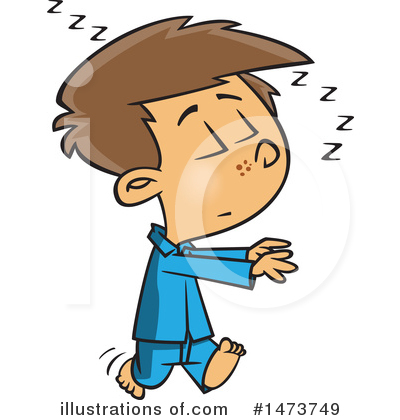 Sleeping Clipart #1473749 by toonaday